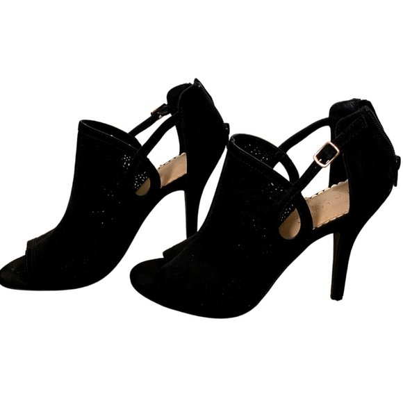 LC Lauren Conrad Shoes - LC Lauren Conrad | Peep Toe Stiletto Heels NWOT | Size 8.5